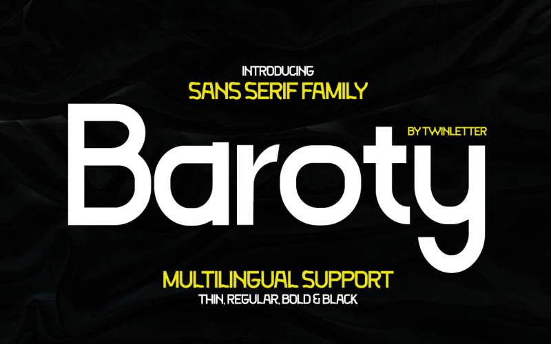 Baroty Modern Sans Serif Schriftart