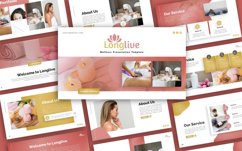 Longlive Wellness Multipurpose PowerPoint-presentationsmall