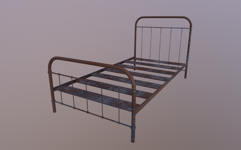 Cama um modelo 3D doméstico