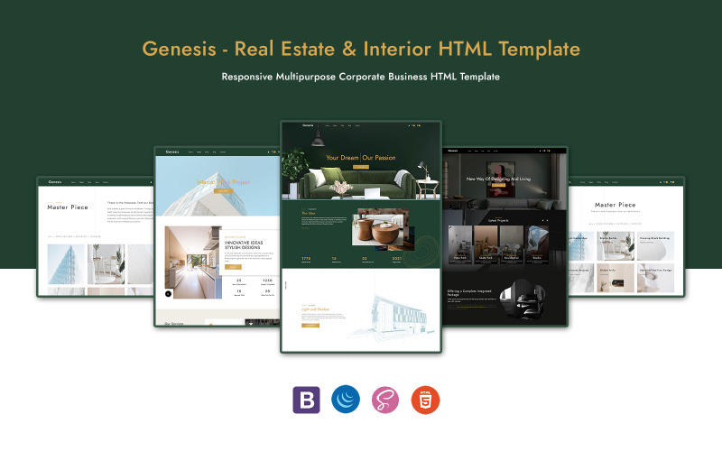 Genesis - Real Estate & Interior HTML-mall