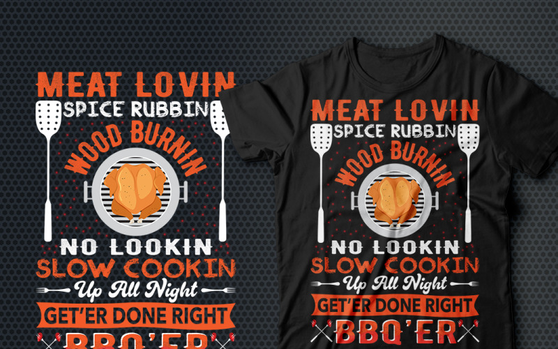 Meat Lovin Spice Rubbin T-shirt Design