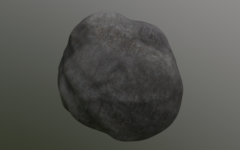 Meteoroid Sci-Fi tartalom 3D modell