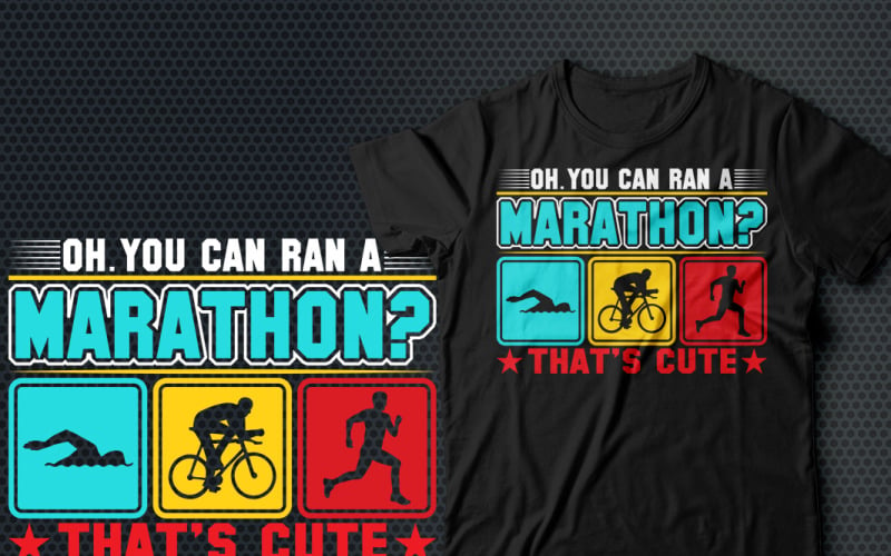 Oh, puedes correr una camiseta de maratón