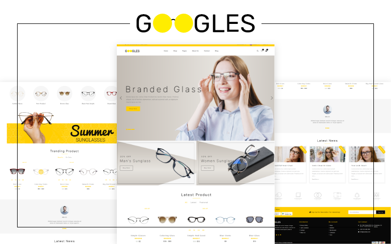 Oogles – оптична багатоцільова тема Woocommerce