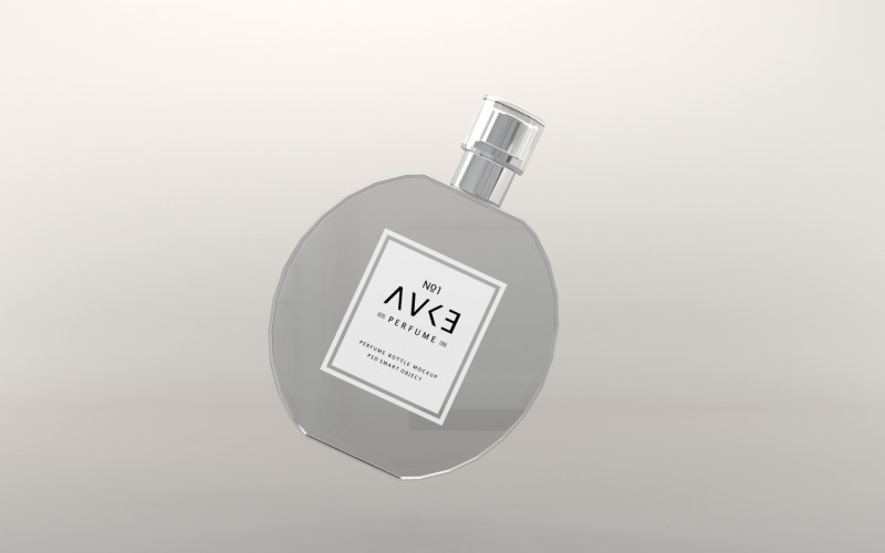 parfümös üvegek elszigetelt fehér háttér sablon