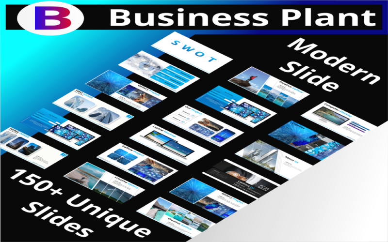 Business Plan B - Powerpoint Template - TemplateMonster