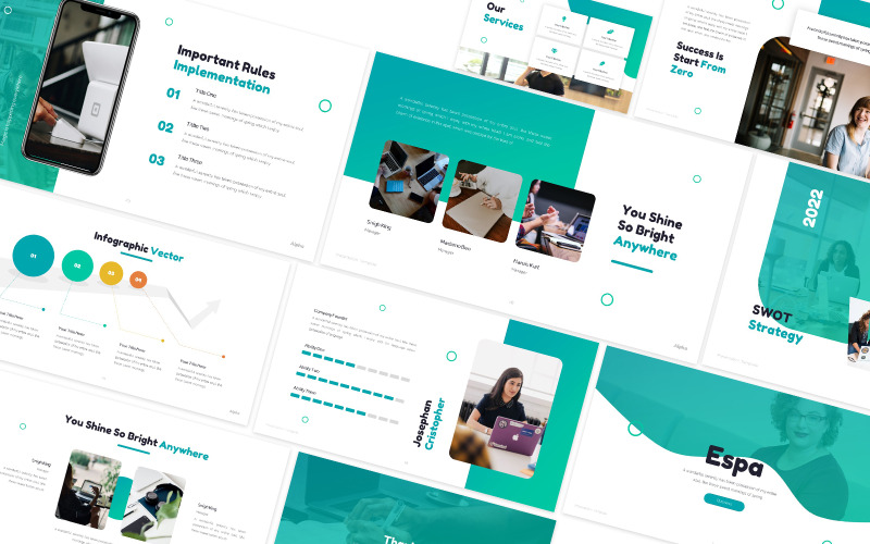 Espa Business Google Slides Mall