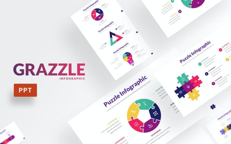 Grazzle - PowerPoint-Infografik-Folie