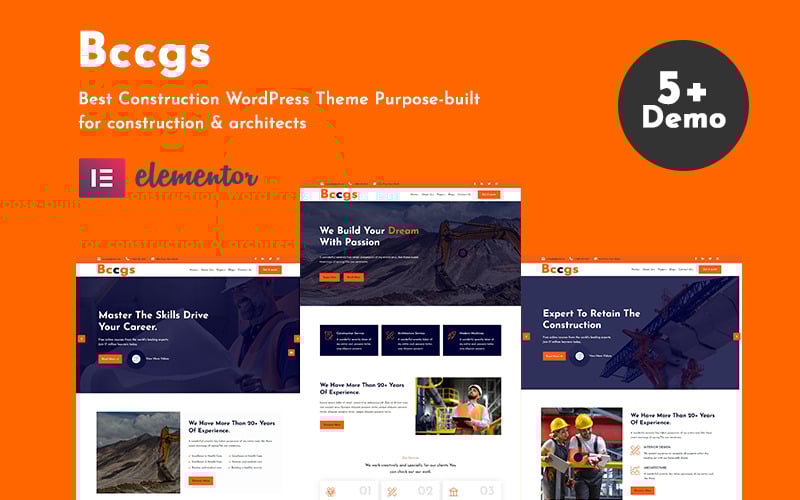 Bccgs- Téma WordPress Konstrukce