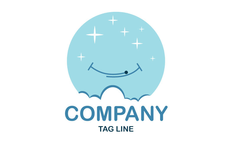 Smiley Face-logo voor nieuwe bedrijven