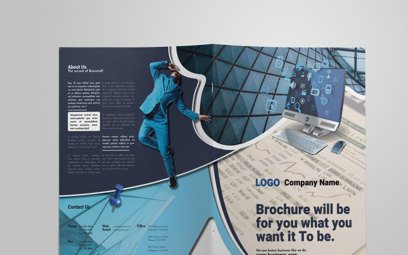 Modèle de brochure d'entreprise