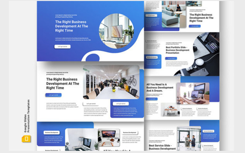 Développement commercial - Modèle Google Slides