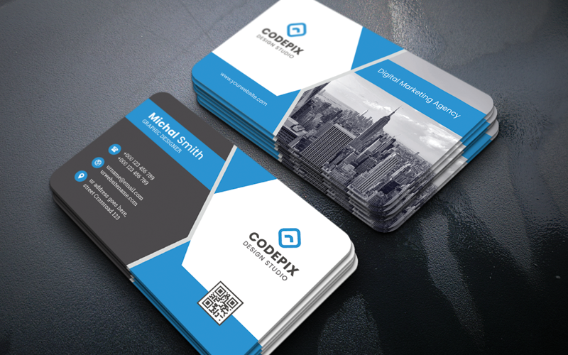 Business Card Templates Corporate Identity Template b