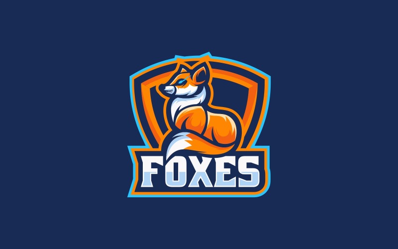 Fox Sport och E sport Logo Style