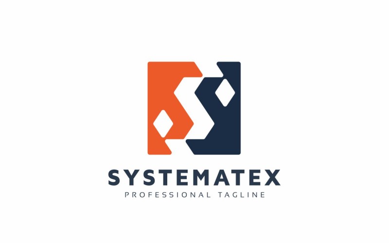 Systematex S Letter Logo Template