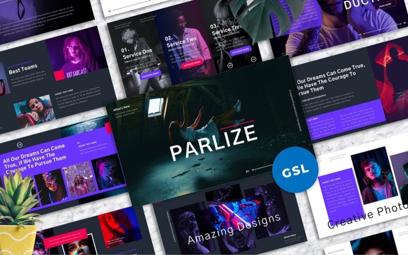 Parlize - Diapositiva Google creativa
