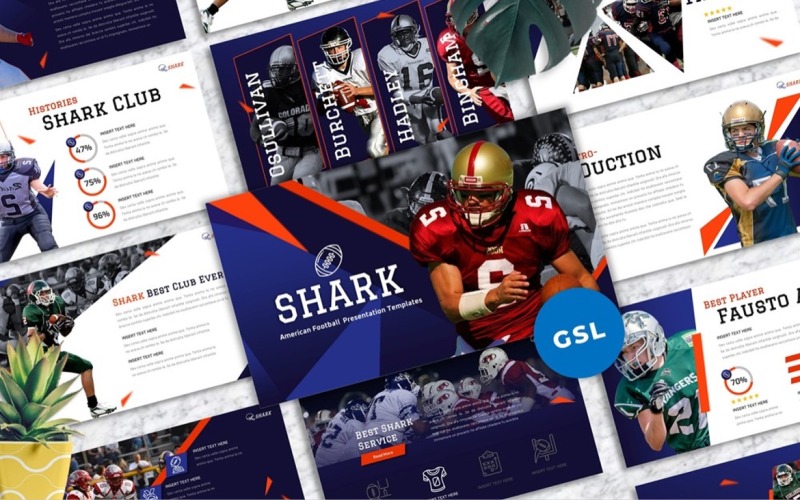 Shark – Americký fotbal Googleslide
