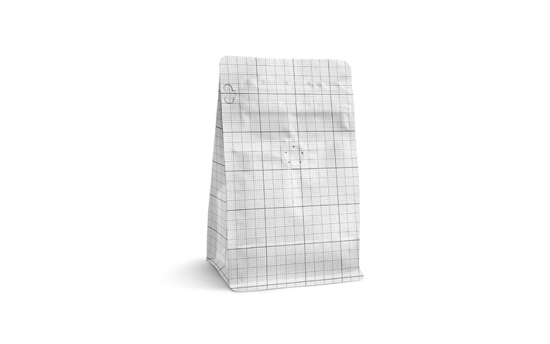 Maquete de conjunto de saco de café