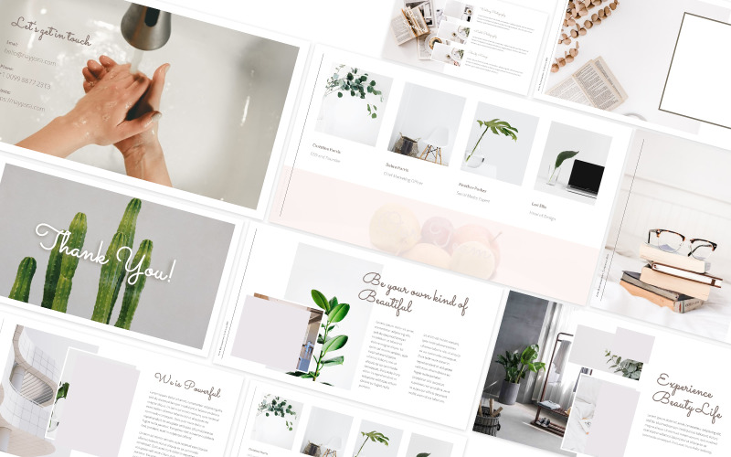 Шаблон Google Slides Nayyara Beauty