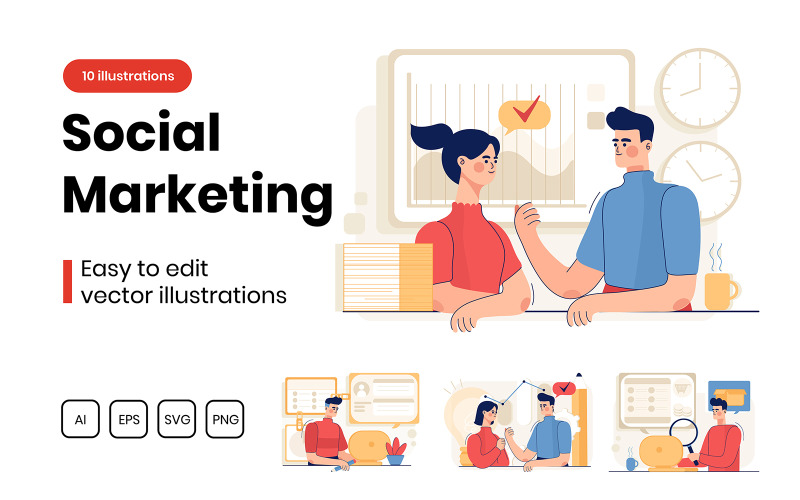 M322_Ilustraciones de marketing social