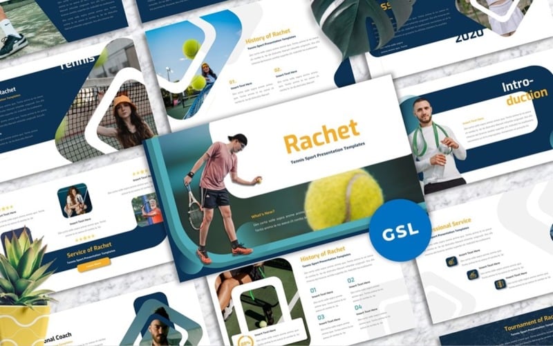 Rachet - Tennis Sport Googleslide