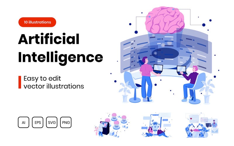 M302_(AI) Illustrazioni di intelligenza artificiale