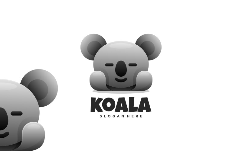 Koala Gradient Logotyp Mall