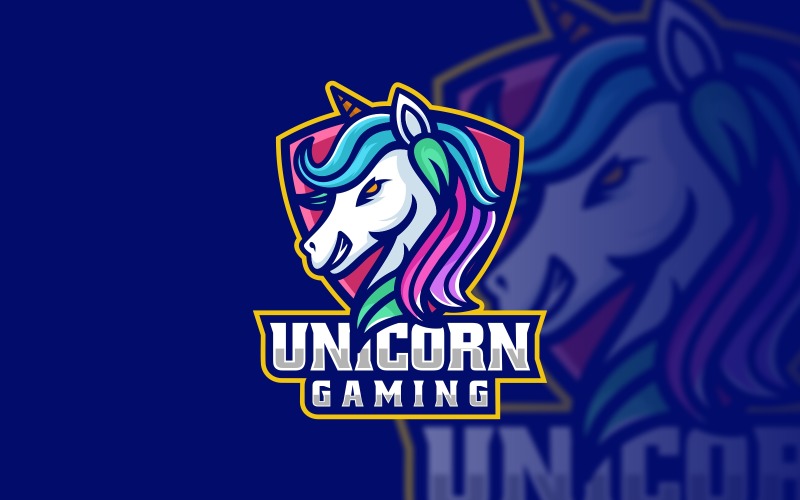 Unicorn Gaming E sports Logo