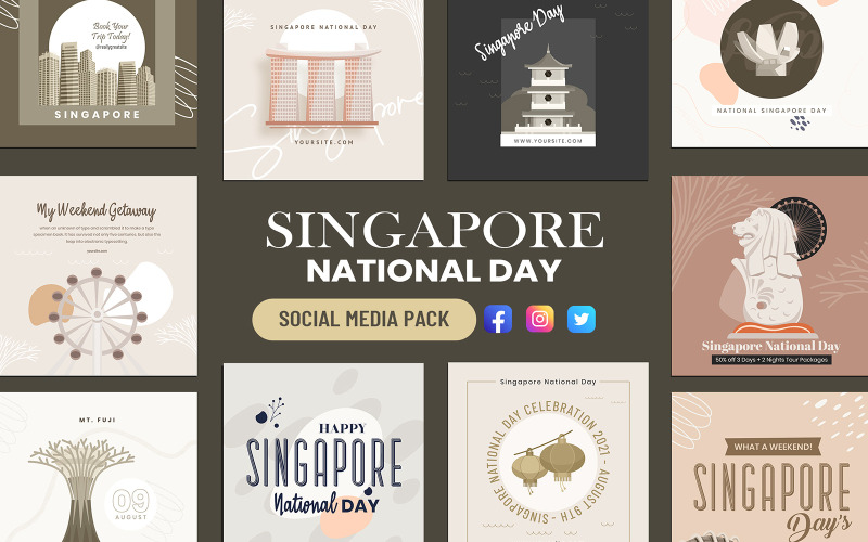 Social media della festa nazionale di Singapore