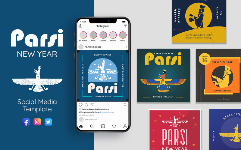 Social media di Capodanno Parsi