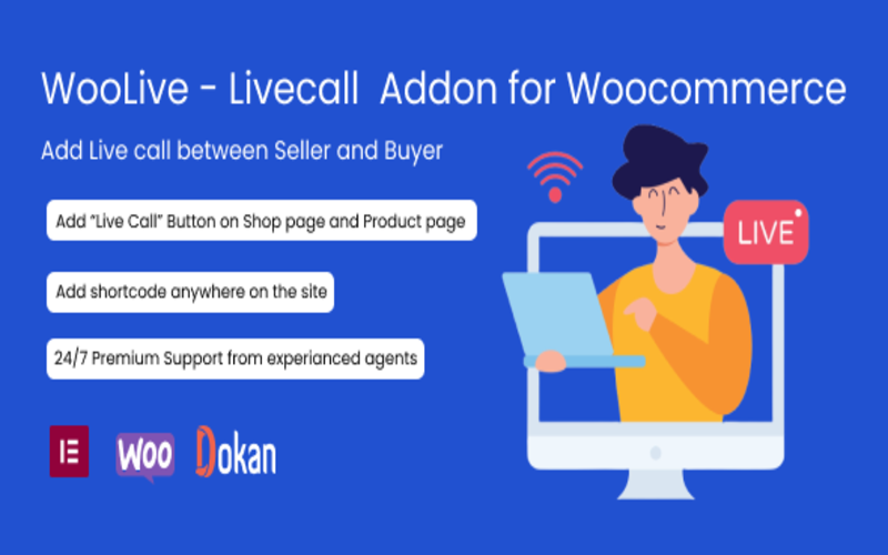 WooLive | Livecall WordPress beépülő modul a WooCommerce számára
