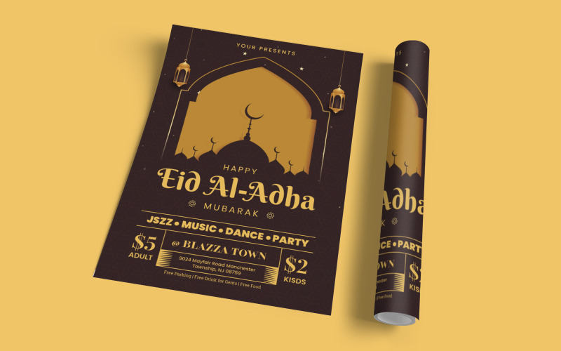 Dépliant créatif Eid Al Adha
