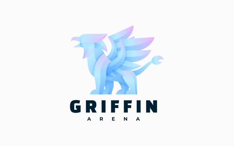 Stile del logo sfumato Griffin