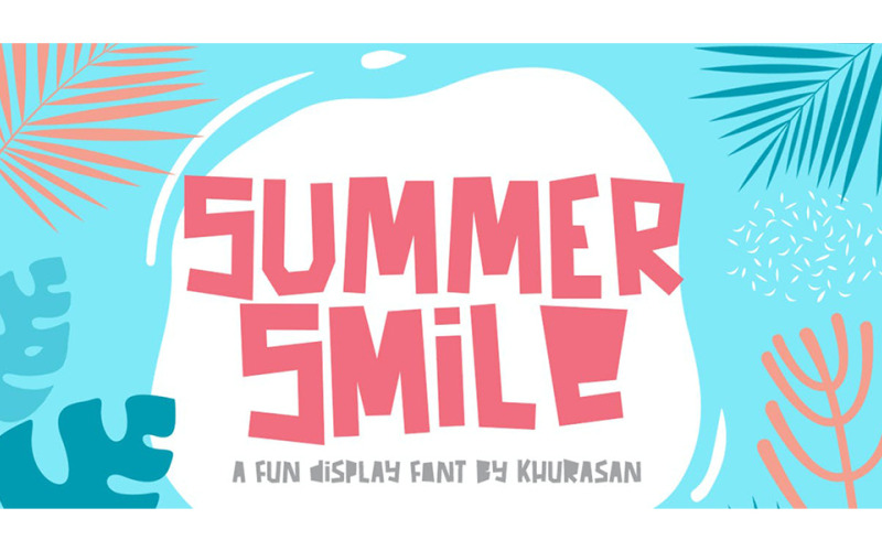 Summer Smile-lettertype - Summer Smile-lettertype