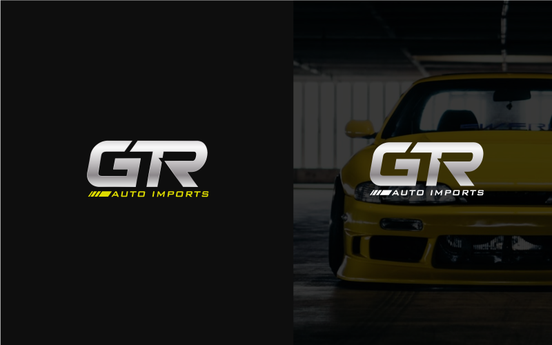 GTR Automobile logotypdesign