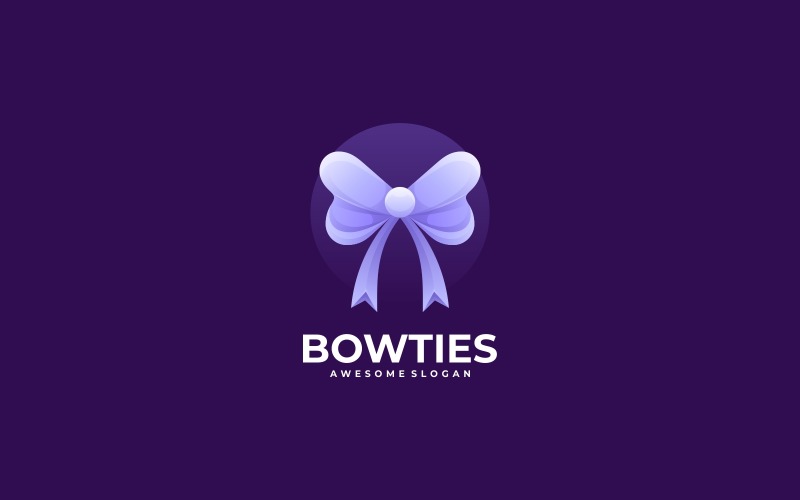 Bowties Gradient Logo Style