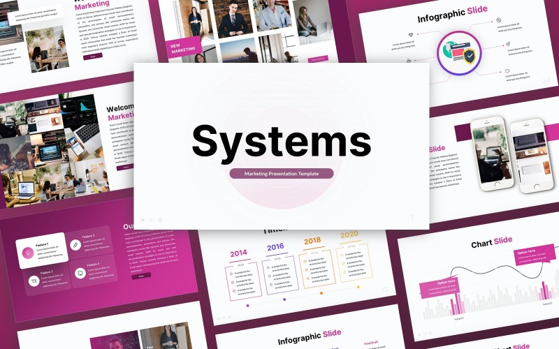 Systèmes - Modèle PowerPoint polyvalent de marketing