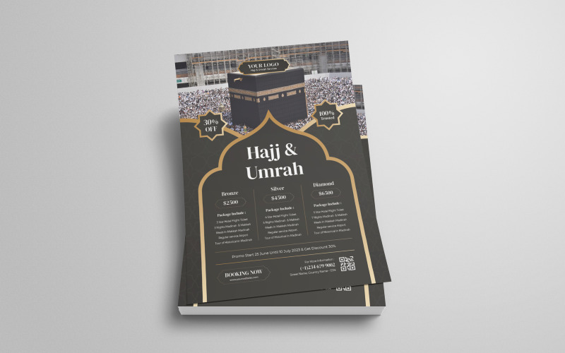 Hajj Umroh Flyer Template