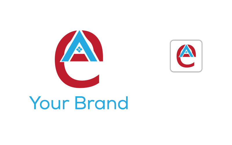 E-Lettera-Con-Building-Logo-Vector