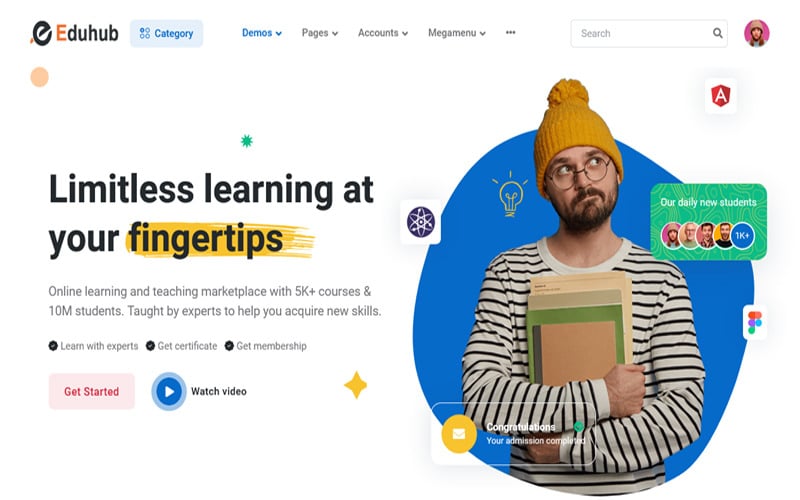 Eduhub – LMS, Bildungs- und Kursvorlage