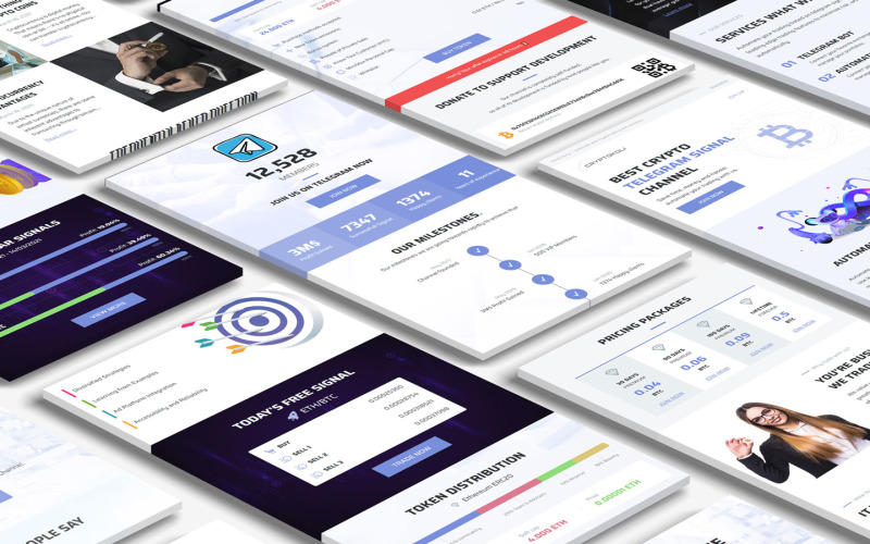 Modello di email commerciale di criptovalute