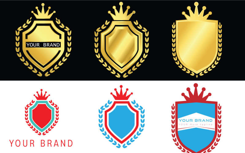 Modelo de vetor de logotipo de segurança industrial