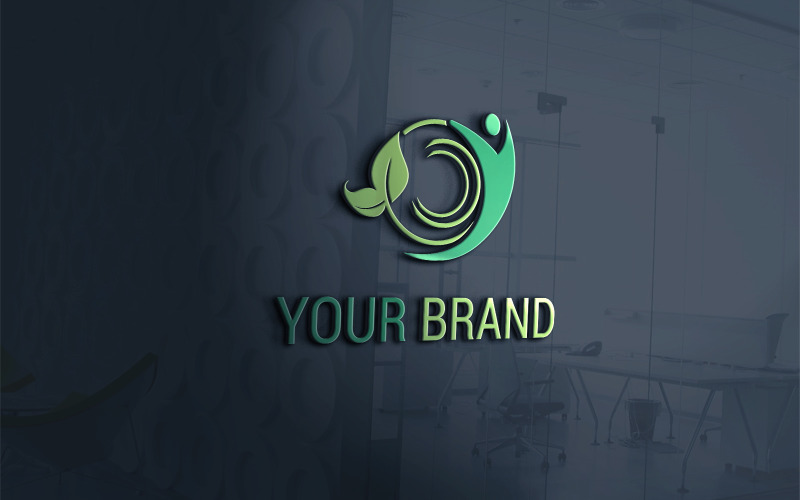 Sağlık-Güzellik-Yaratıcı-Logo-Şablon