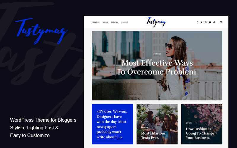 Tastymag - 当代博客和杂志 WordPress 主题