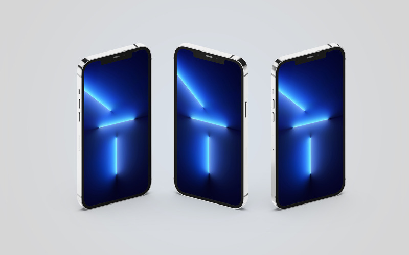 Modèle PSD de maquette pour iPhone 13 Pro Max Vol 10
