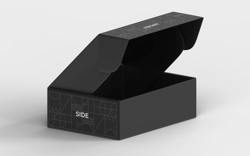Modello PSD di mockup di imballaggio per scatole Vol 47