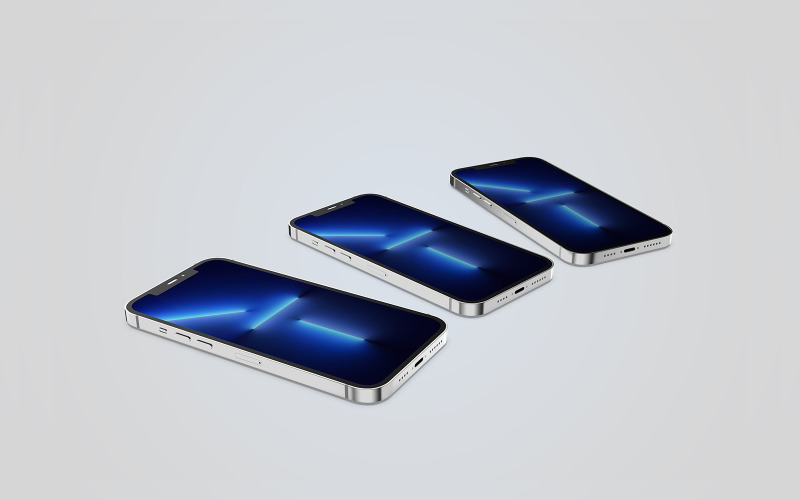 Modelo PSD de maquete do Iphone 13 Pro Max Vol 24