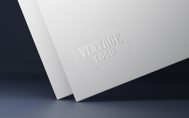Logo Mockup PSD Şablonu Cilt 09
