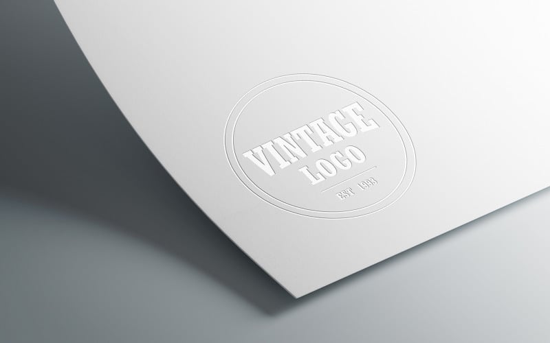 Logo Mockup PSD Template Vol 07