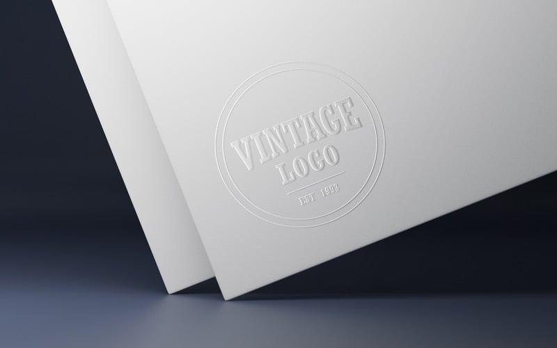 Logo Mockup PSD Template Vol 09